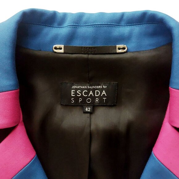 Escada Sport by Jonathan Saunders Multicolour Biker Jacket - Picture 8 of 13